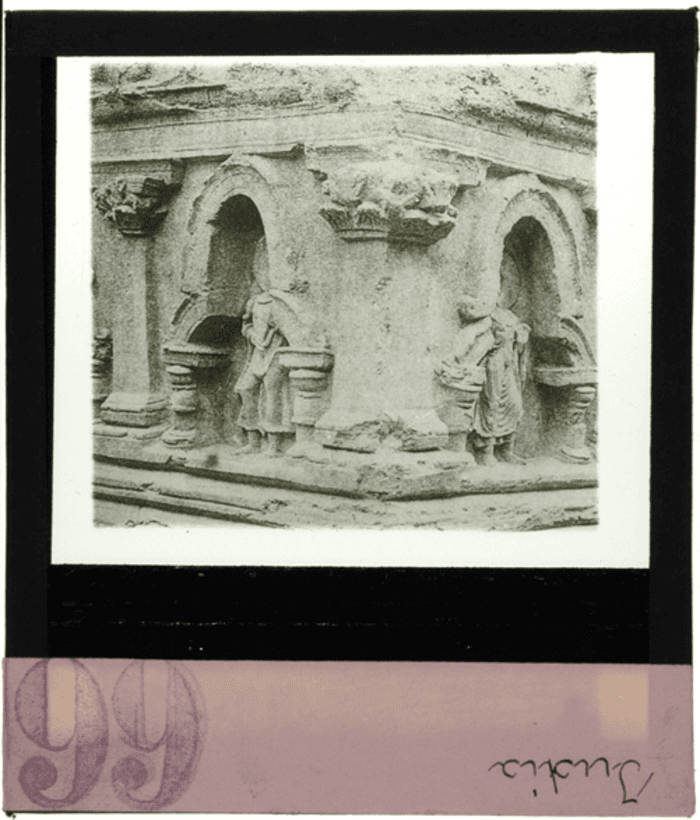 India, architettura buddhistica, decorazione di muratura