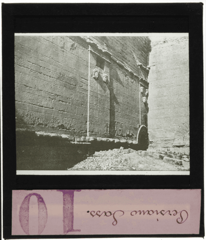 Non identificato, architettura persiana, muratura, particolare di decorazione