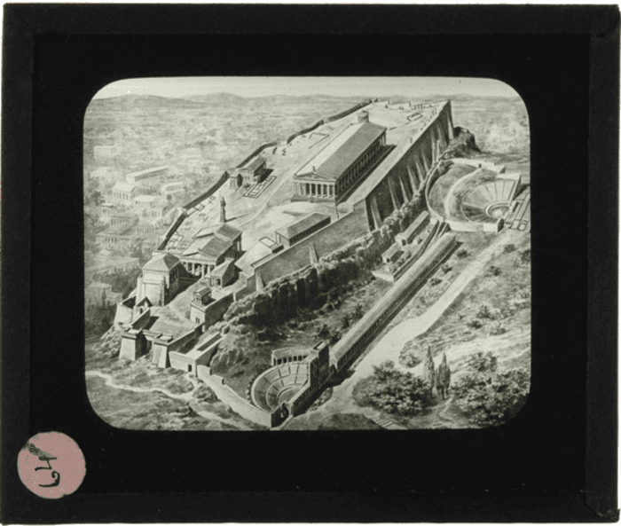 Grecia, Atene, acropoli, esterno