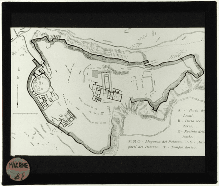 Grecia, Micene, planimetria cittÃ