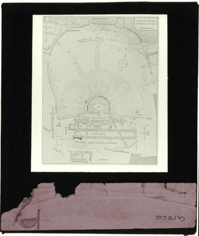 Non identificato, anfiteatro, disegno, pianta