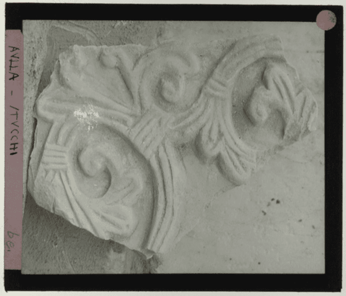 Aulla (MS), abbazia di San Caprasio, interno, stucco, particolare