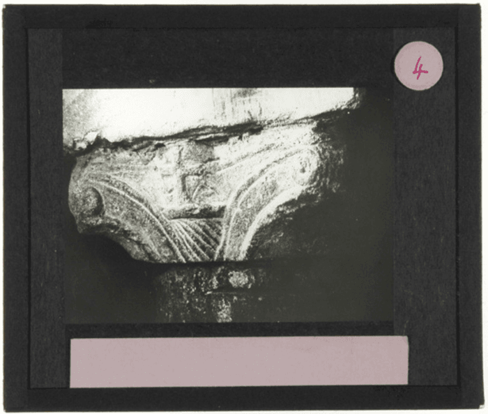 Non identificato, interno, capitello, particolare