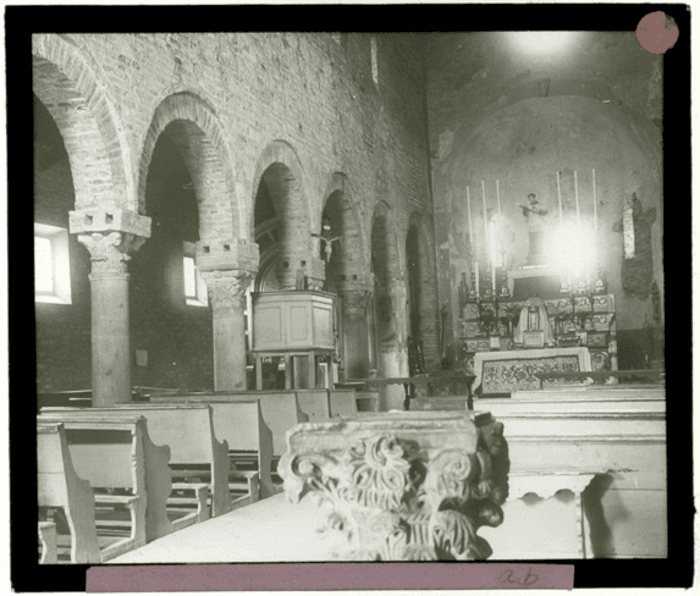 Non identificato, chiesa, interno, navata, capitello