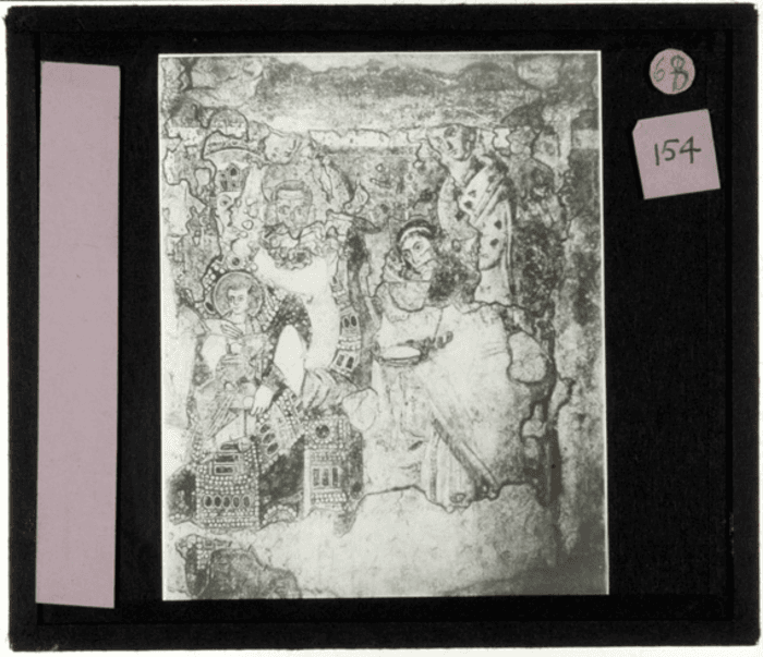 Roma, chiesa Santa Maria Antiqua, interno, affresco