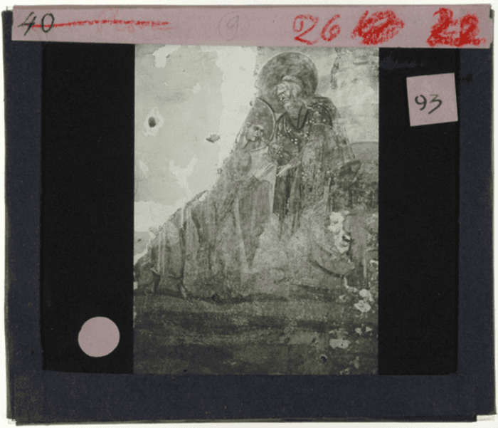 Non identificato, particolare affresco