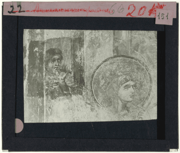 Non identificato, particolare affresco