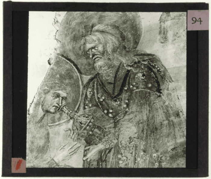 Non identificato, particolare affresco