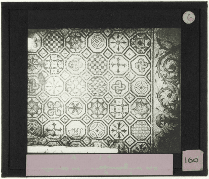 Non identificato, interno, particolare decorazione pavimento