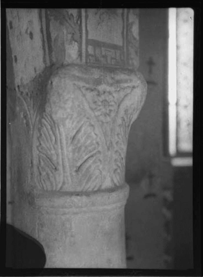 Non identificato, chiesa, interno, capitello, dettaglio