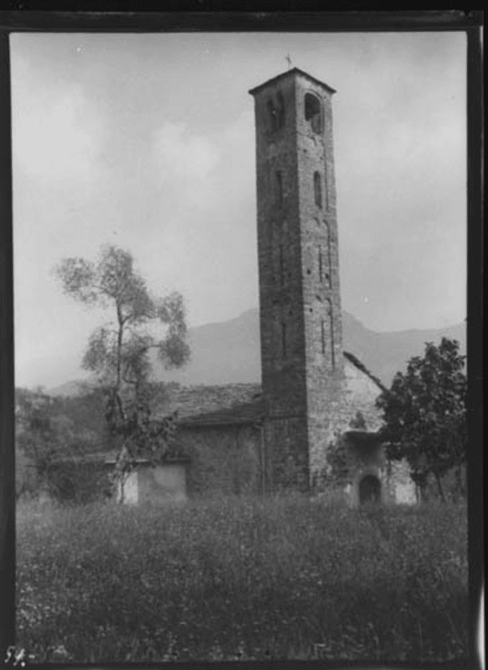 Non identificato, chiesa, esterno, fronte secondario, campanile