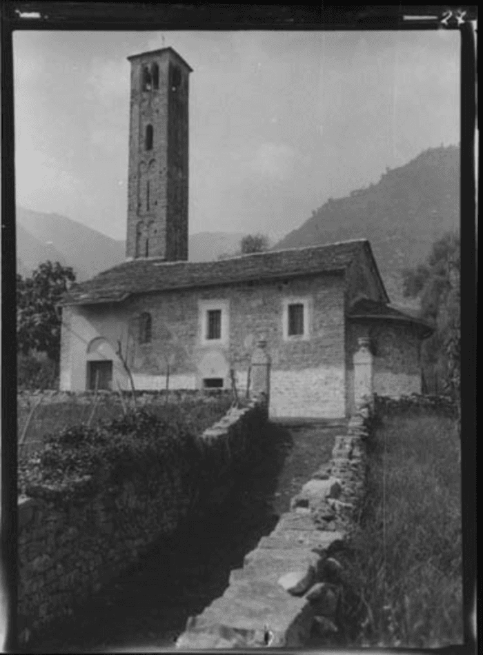 Non identificato, chiesa, esterno, fronte secondario, campanile