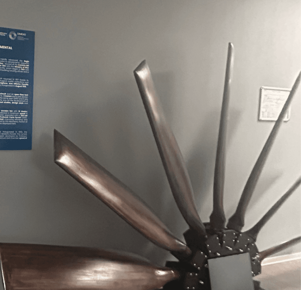 Restaurate le pale storiche della galleria del vento